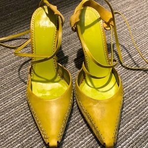 Green NineWest heels
